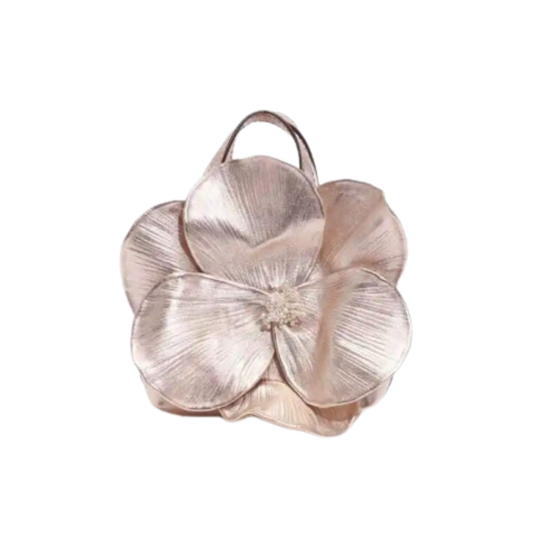 Beuteltasche mit Blumenmuster 