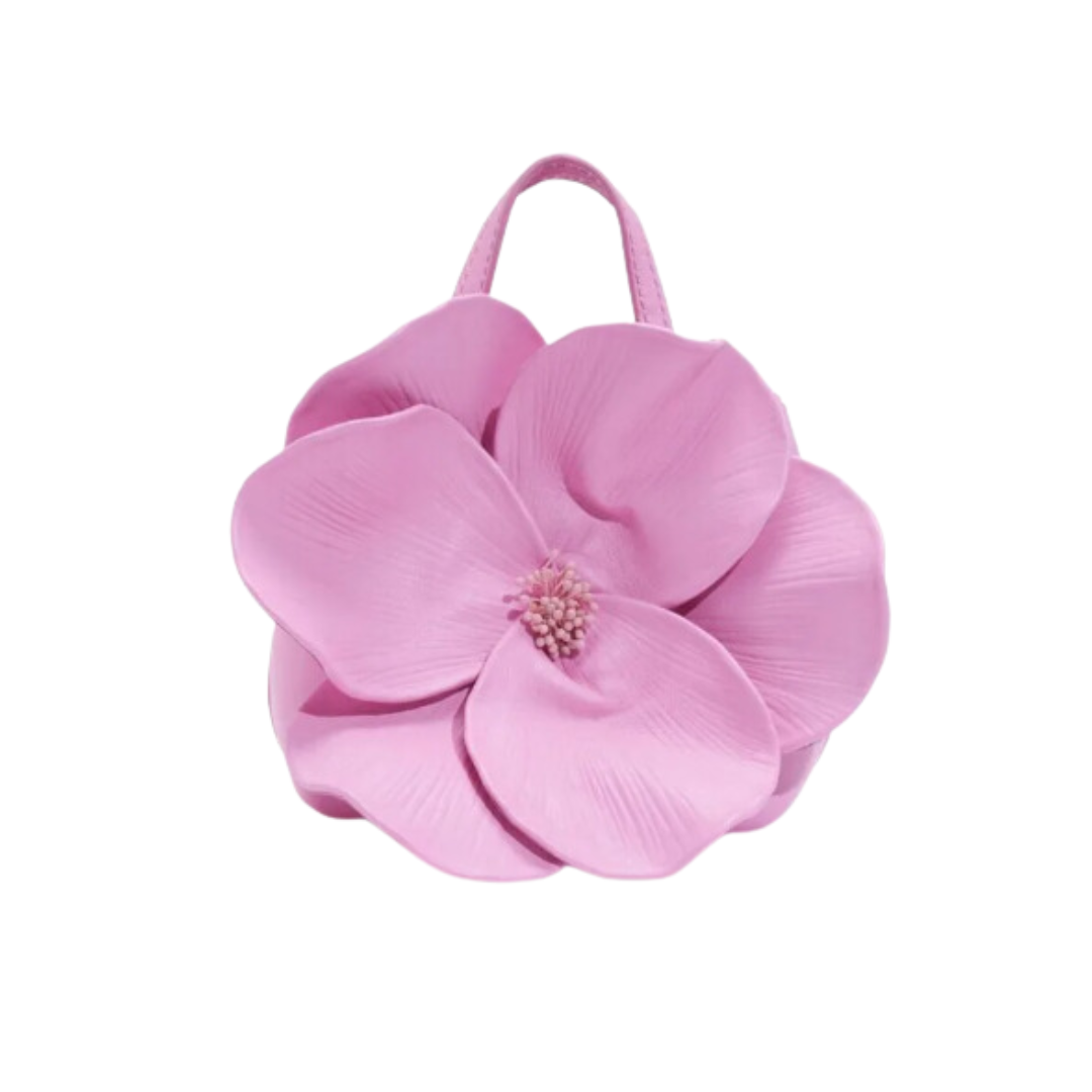 Beuteltasche mit Blumenmuster 