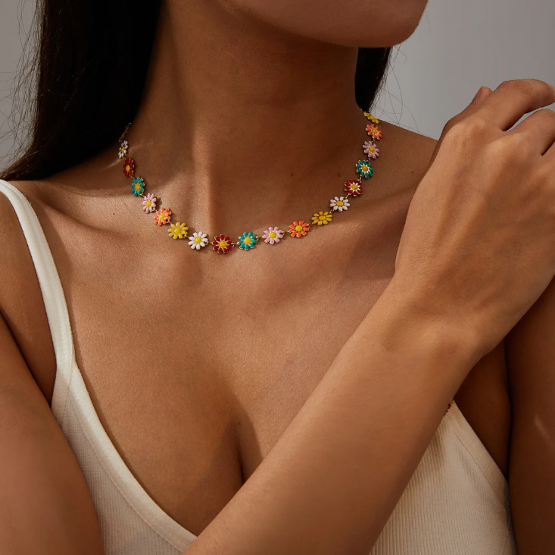 Zarter Gänseblümchenschmuck 